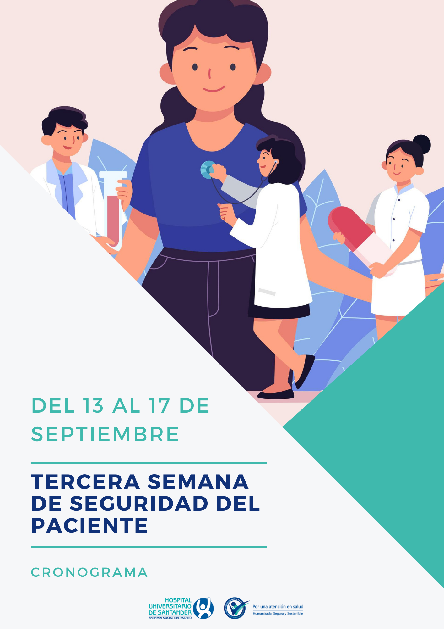 Programación de la tercera semana de seguridad del paciente del 13 al 17 de septiembre